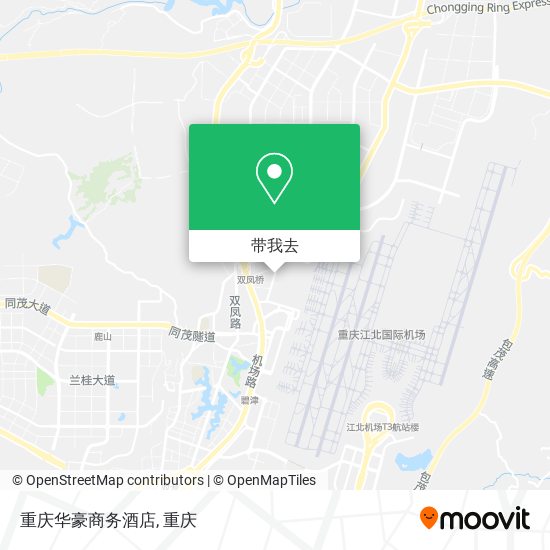 重庆华豪商务酒店地图