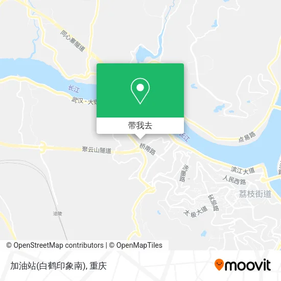 加油站(白鹤印象南)地图