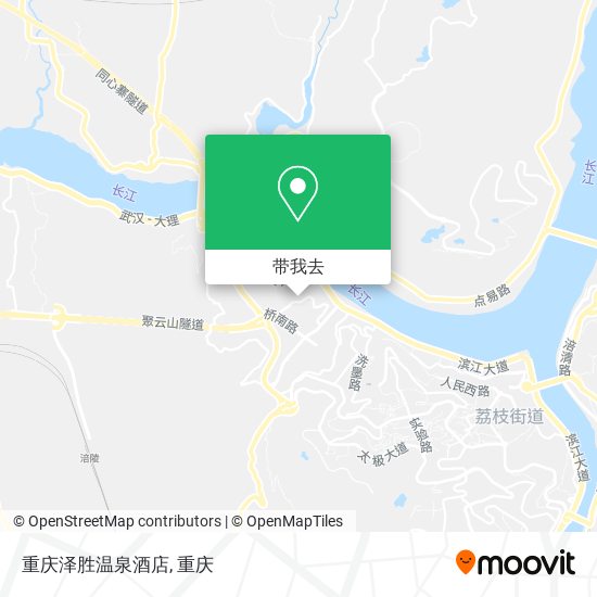 重庆泽胜温泉酒店地图