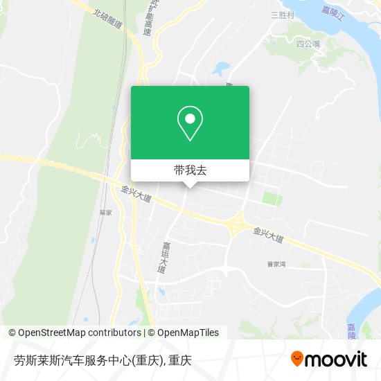 劳斯莱斯汽车服务中心(重庆)地图