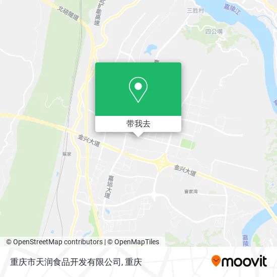 重庆市天润食品开发有限公司地图