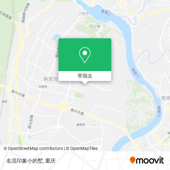 名流印象小的墅地图