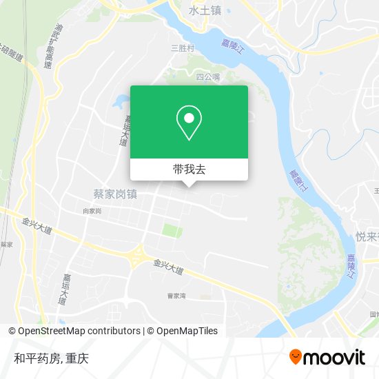 和平药房地图
