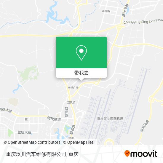 重庆玖川汽车维修有限公司地图