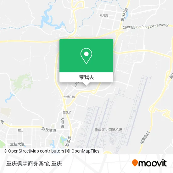 重庆佩霖商务宾馆地图