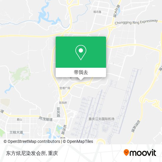 东方炫尼染发会所地图