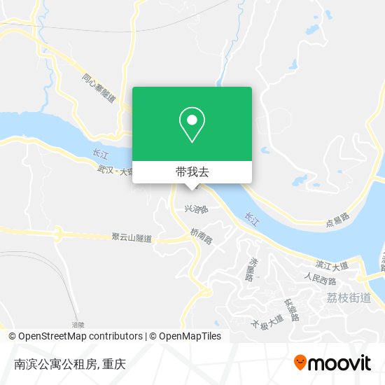 南滨公寓公租房地图