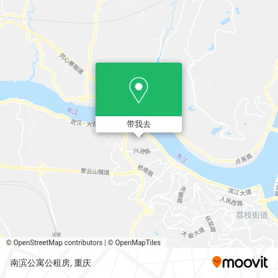南滨公寓公租房地图