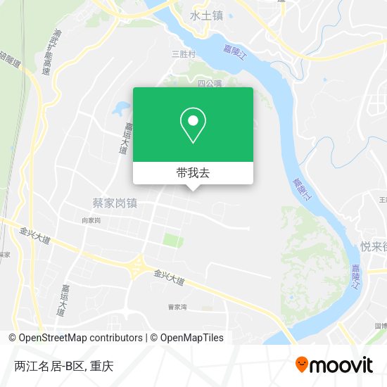 两江名居-B区地图