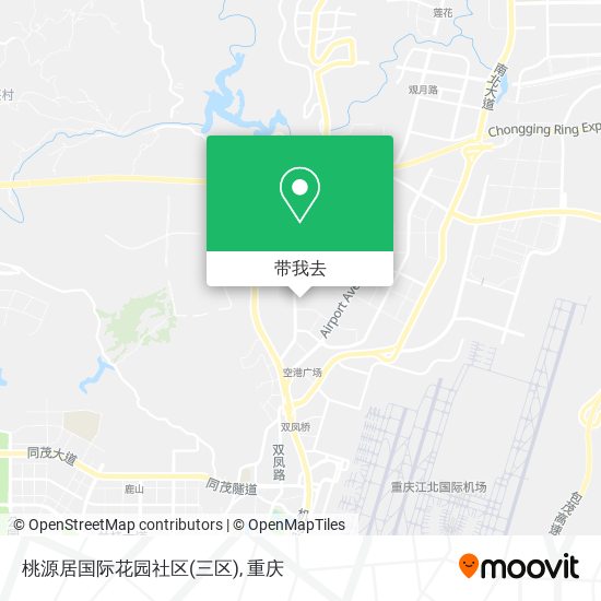 桃源居国际花园社区(三区)地图