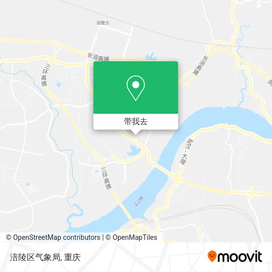涪陵区气象局地图