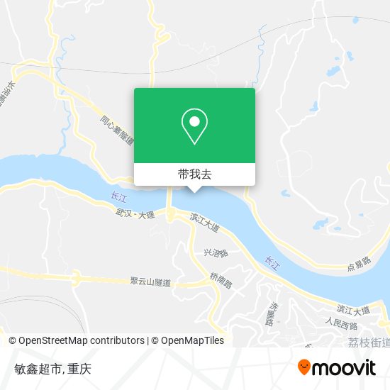 敏鑫超市地图