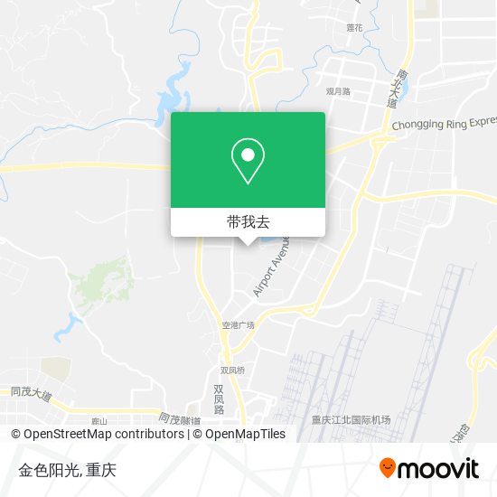 金色阳光地图