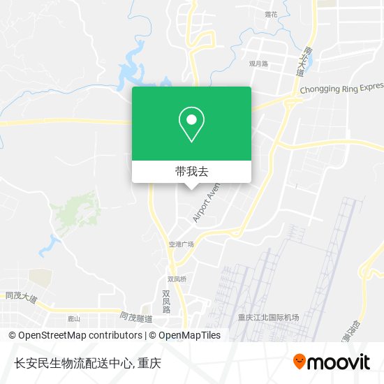 长安民生物流配送中心地图