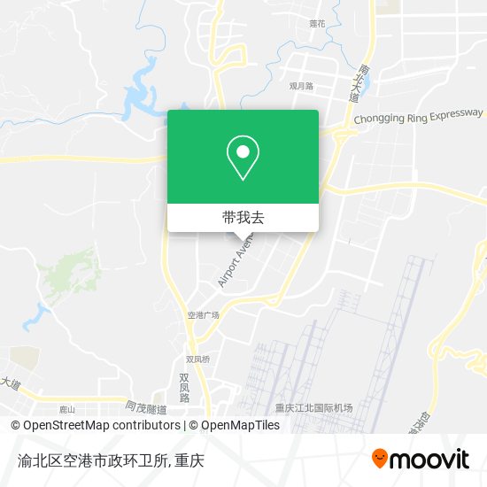 渝北区空港市政环卫所地图