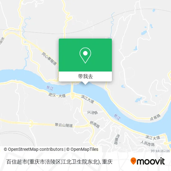 百信超市(重庆市涪陵区江北卫生院东北)地图