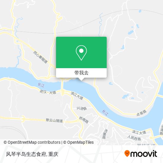 风琴半岛生态食府地图