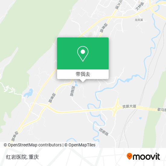 红岩医院地图