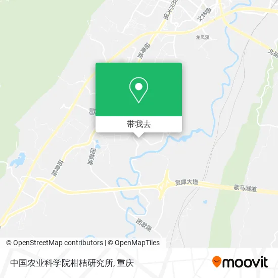 中国农业科学院柑桔研究所地图