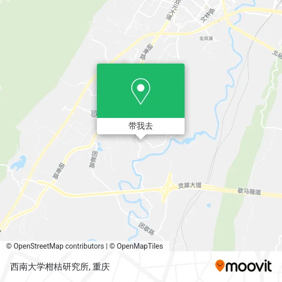 西南大学柑桔研究所地图