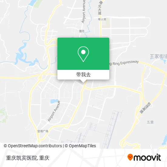 重庆凯宾医院地图