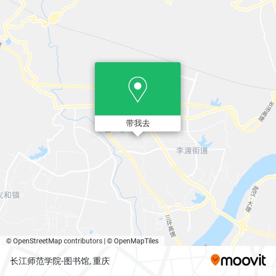 长江师范学院-图书馆地图