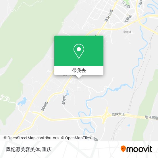 凤妃源美容美体地图