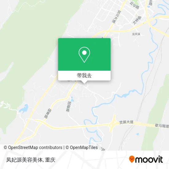 凤妃源美容美体地图