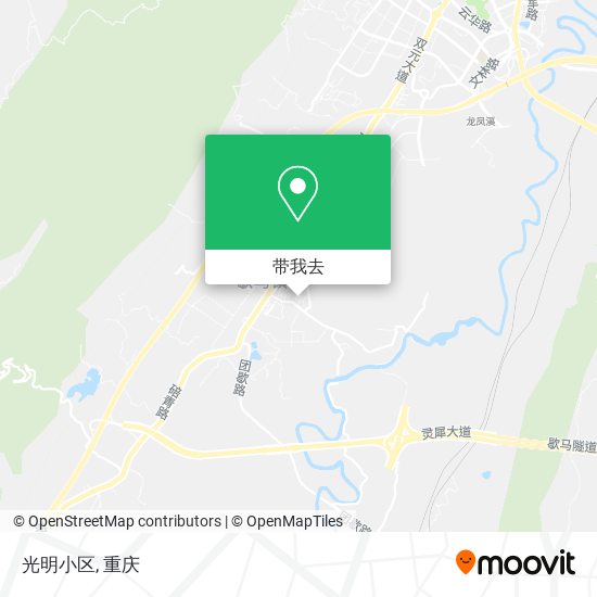 光明小区地图