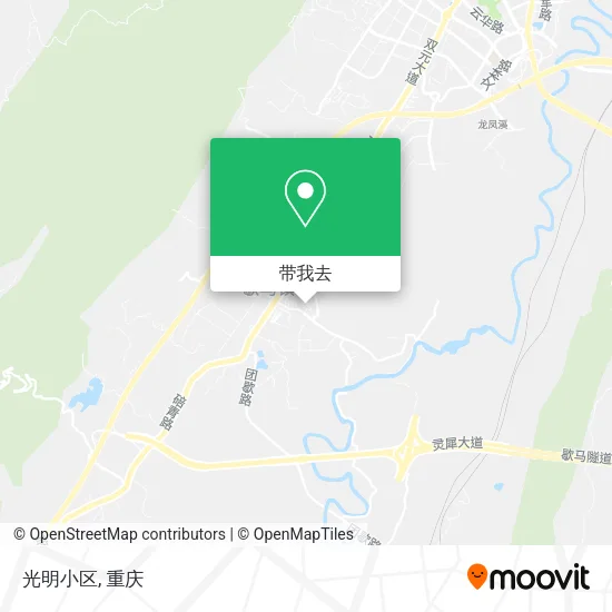 光明小区地图