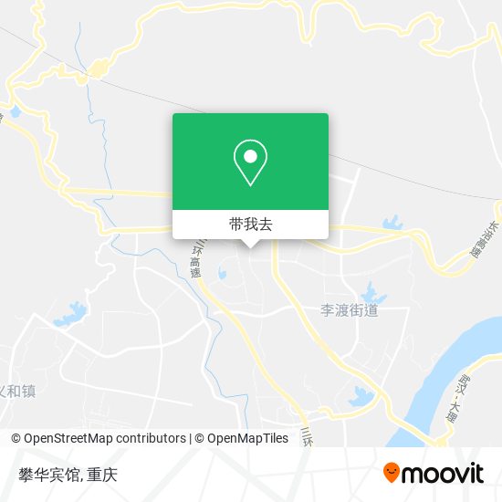 攀华宾馆地图