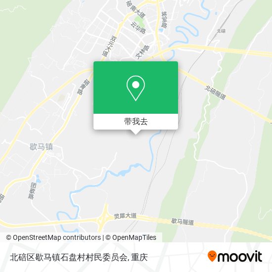 北碚区歇马镇石盘村村民委员会地图