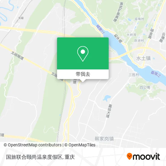 国旅联合颐尚温泉度假区地图