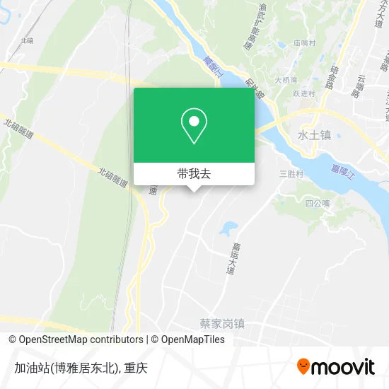 加油站(博雅居东北)地图