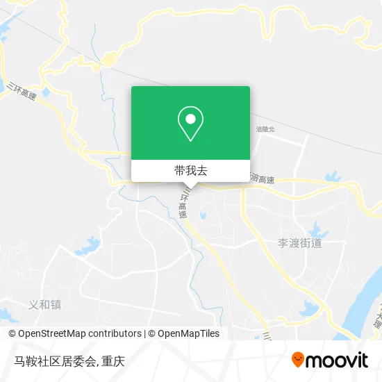马鞍社区居委会地图