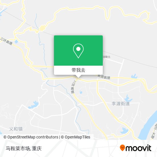 马鞍菜市场地图
