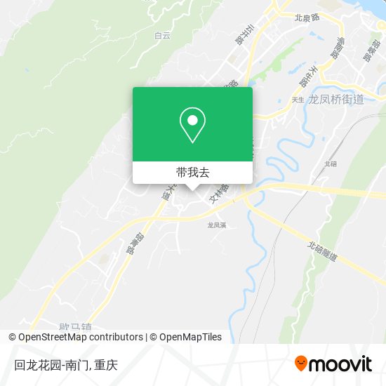 回龙花园-南门地图