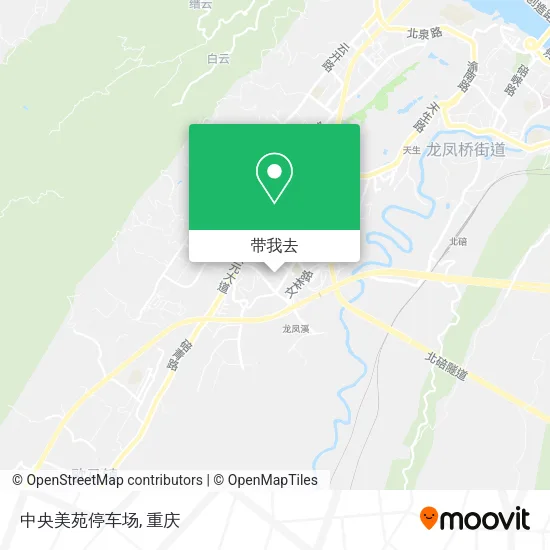 中央美苑停车场地图