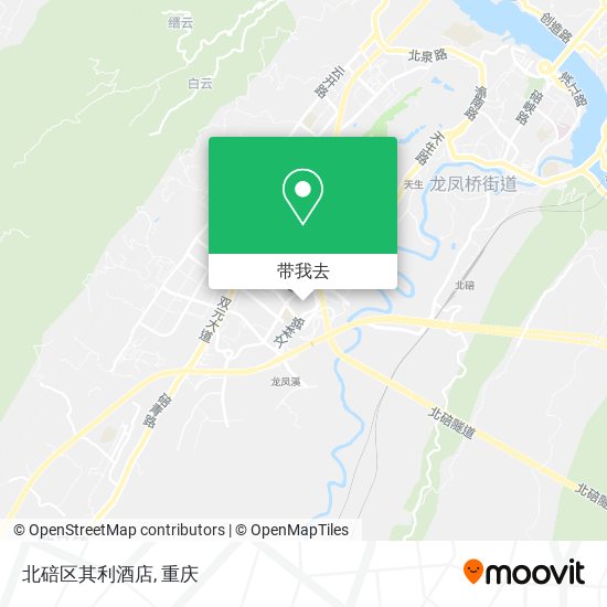 北碚区其利酒店地图