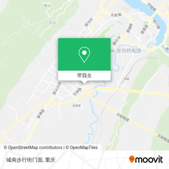 城南步行街门面地图