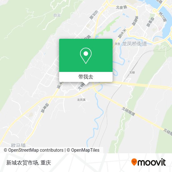新城农贸市场地图