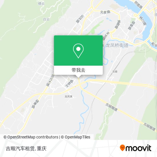 吉顺汽车租赁地图