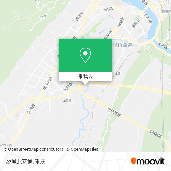 绕城北互通地图