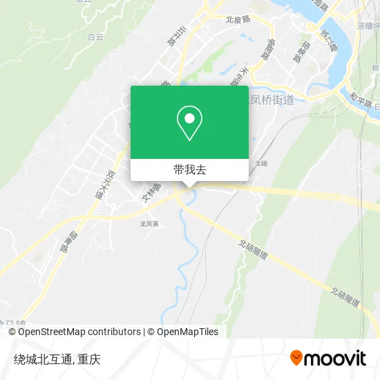 绕城北互通地图