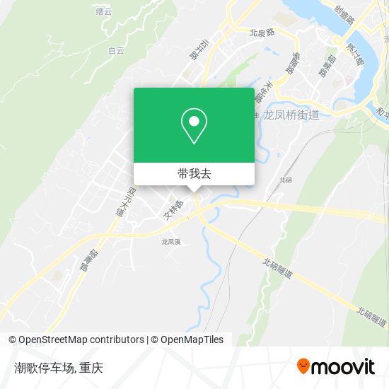 潮歌停车场地图