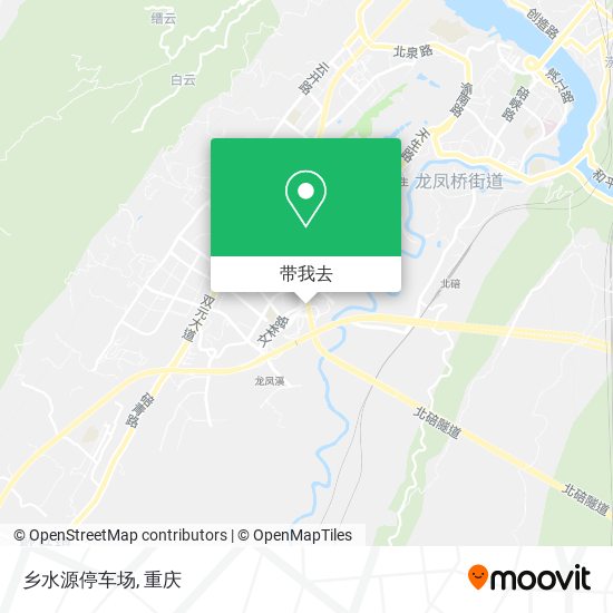 乡水源停车场地图