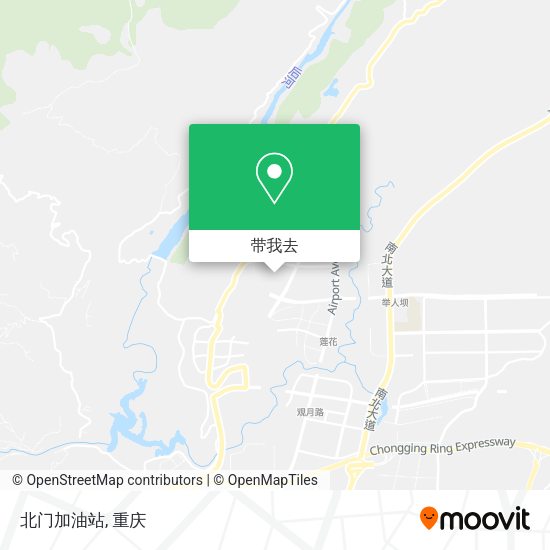 北门加油站地图