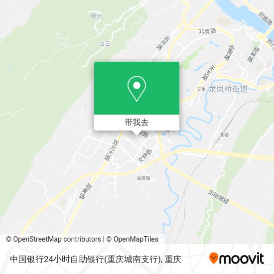 中国银行24小时自助银行(重庆城南支行)地图