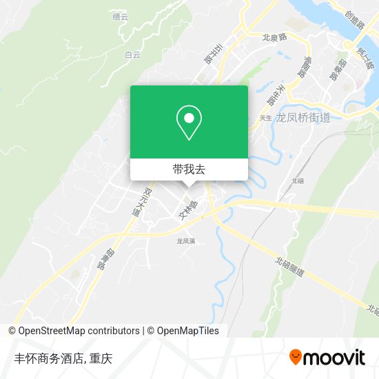 丰怀商务酒店地图