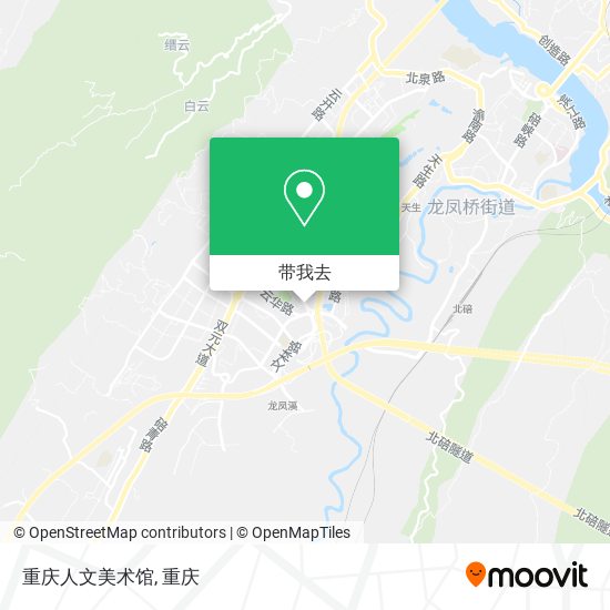 重庆人文美术馆地图
